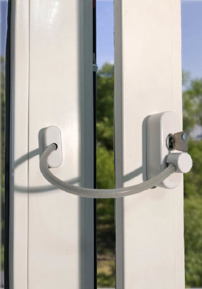 Замок с тросом